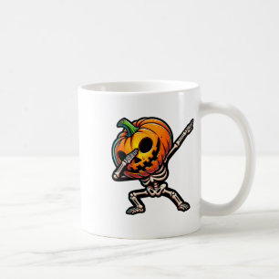 Dabbing Halloween Skeleton Boys Trick Treat Funny  Coffee Mug