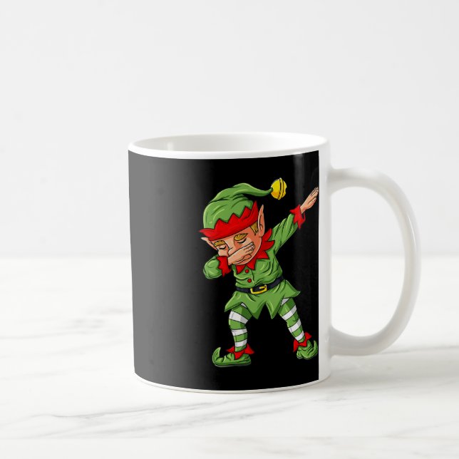 Dabbing Halloween Skeleton Zombie Scary Pumpkin Va Coffee Mug (Right)