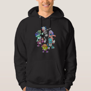 Dabbing Halloween Zombie Monsters Hoodie