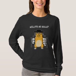 Dabbing Hamster Toilet Paper Noodles T-Shirt