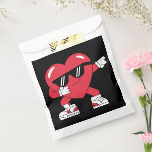Dabbing Heart Funny Gifts Valentines Day Favour Bag
