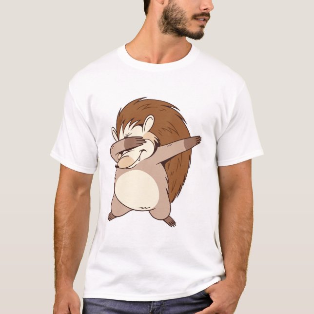 Dabbing Hedgehog T-Shirt (Front)