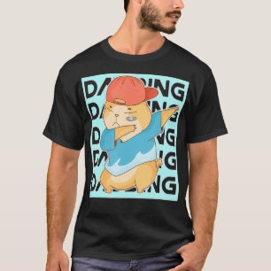 Dabbing Hip Hop Hamster Funny Dance Move Graphic T-Shirt