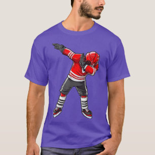 Dabbing Hockey Shirt Boys Men Kids Dab Squad