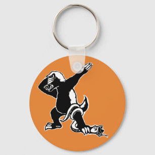 Dabbing Honey badger Keychain
