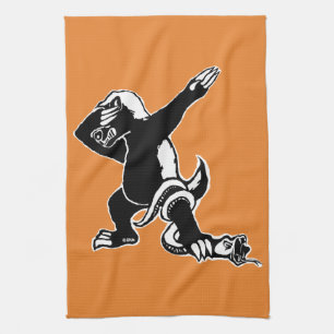 Dabbing Honey badger Kitchen Towel