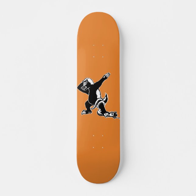 Dabbing Honey badger Skateboard (Front)