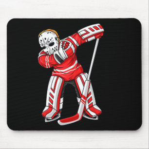 Dabbing Ice Hockey Player Fun Boys Girls Kids Dab  Mouse Pad