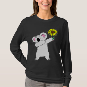 Dabbing Koala Bear Sunflower Autism Awareness T-Shirt