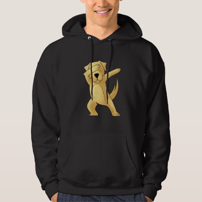 Dabbing Labrador Retriever Dog Kids Labrador Lab D Hoodie (Front)