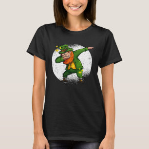 Dabbing Leprechaun St Patricks Day Irish Shamrock  T-Shirt