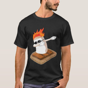 Dabbing Marshmallow Camp Bonfire Funny Smores Camp T-Shirt