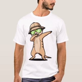 Dabbing Meerkat Funny Cute Dab Dance T-Shirt