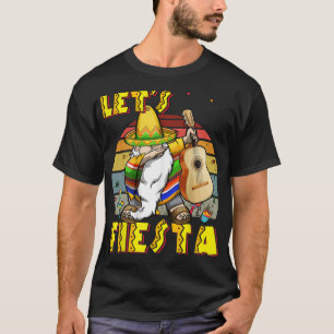 Dabbing Mexican Poncho Cinco De Mayo Funny Vintage T-Shirt