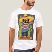 Dabbing Mexican Poncho Cinco de Mayo Men Sombrero 