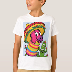 Dabbing Mexican Poncho Cinco de Mayo T-Shirt