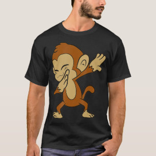 Dabbing Monkey Animal Ape Cute Monkey T-Shirt