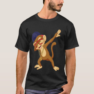 Dabbing Monkey Dab Dance Funny Graphic T-Shirt