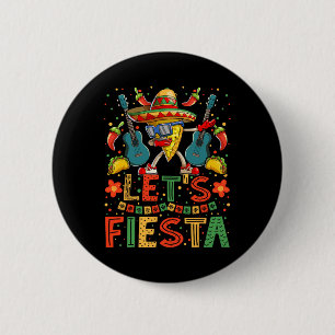 Dabbing Nacho Cinco De Mayo Shirt Women Men Lets F 2 Inch Round Button