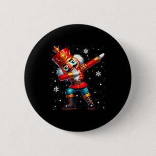 Dabbing Nutcracker Christmas Costume Matching Fami 2 Inch Round Button