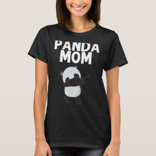 Dabbing Panda Black White Panda Bear Mom Grandma T-Shirt