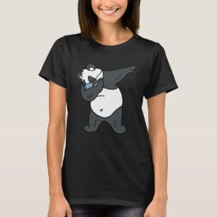Dabbing Panda Face Mask Panda T-Shirt