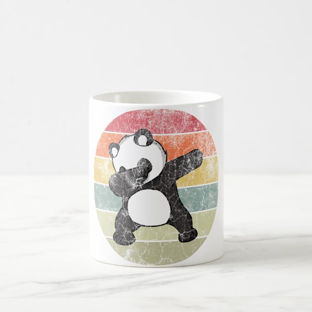Dabbing Panda, Funny Panda Dab Dance Coffee Mug (Center)