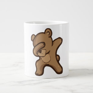 Dabbing Panda, Funny Panda dab dance Large Coffee Mug
