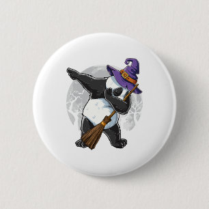 Dabbing Panda Halloween Shirts, Halloween 2021 2 Inch Round Button