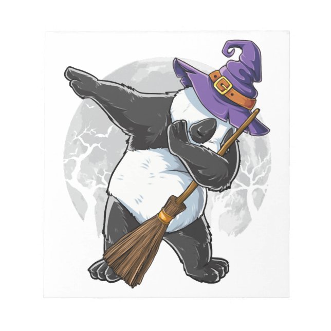 Dabbing Panda Halloween Shirts, Halloween 2021 Notepad (Front)