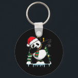Dabbing Panda Santa Christmas Kids Boys Men Xmas B Keychain<br><div class="desc">Dabbing Panda Santa Christmas Kids Boys Men Xmas Bear Lover</div>