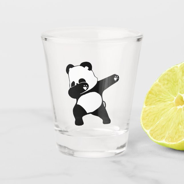 Dabbing Panda Shot Glass (Front)