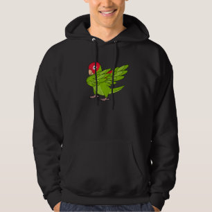 Dabbing Parrot I Cherry headed Conure Hoodie