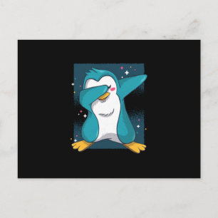 Dabbing Penguin Dab Penguin Postcard