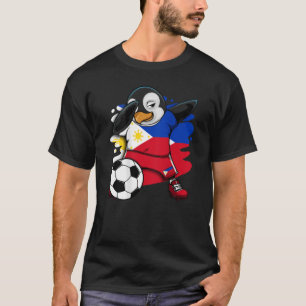Dabbing Penguin Philippines Soccer Fans Jersey Fla T-Shirt