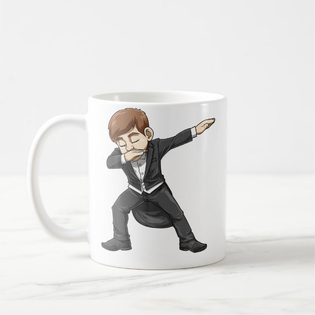 Dabbing Piano Boy Piano Student For A Piano Player Coffee Mug (Left)