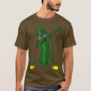 Dabbing Pickle Dancing Cucumber lover american sun T-Shirt