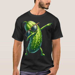 Dabbing Pickle Lover Dill Cucumber T-Shirt