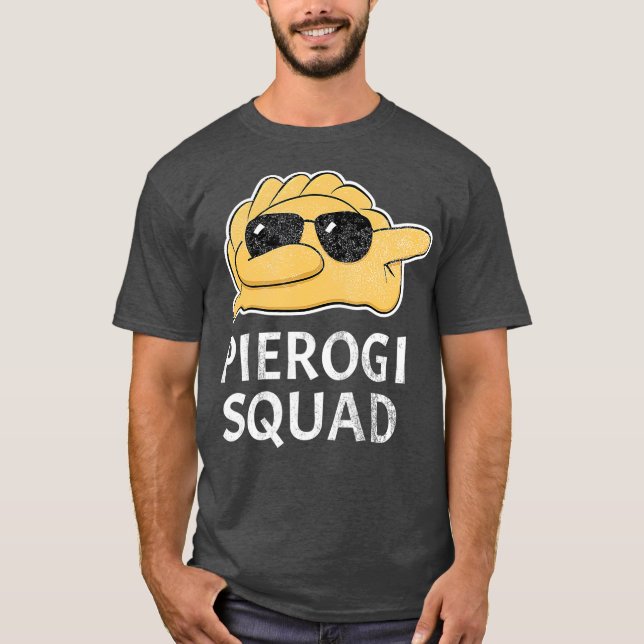 Dabbing Pierogi Squad Funny Poland T-Shirt (Front)