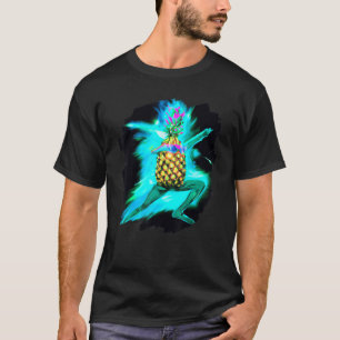Dabbing Pineapple Aloha Sunglasses Beach Dance Haw T-Shirt