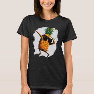 Dabbing Pineapple Aloha Sunglasses Beach Dance Haw T-Shirt