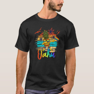 Dabbing Pineapple Gay Pride Lgbt Oahu Hawaii Summe T-Shirt