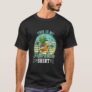 Dabbing Pineapple Hawaiian   Tropical Aloha Beache T-Shirt