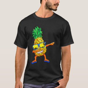 Dabbing Pineapple  Men Kid Beach Vacation Summer H T-Shirt