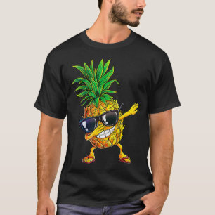 Dabbing Pineapple Sunglasses Aloha Beaches Hawaii T-Shirt