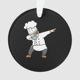 Dabbing Pizza Chef Baker Pizzabaker Dab dance gift Ornament