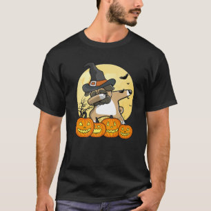 Dabbing Pug Dab Dance Funny Dog Halloween Gift T-Shirt