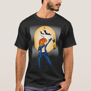 Dabbing Pumpkin Pumpkin Dance Halloween Pumpkin T-Shirt