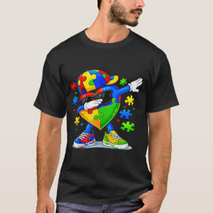 Dabbing puzzle autism awareness funny T-Shirt