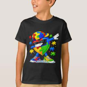 Dabbing puzzle autism awareness funny T-Shirt